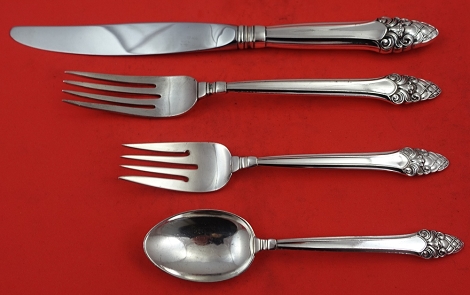 Dinner 4-pc Setting availability based on stock listed below - Sovereign Old by Gorham - Sterling